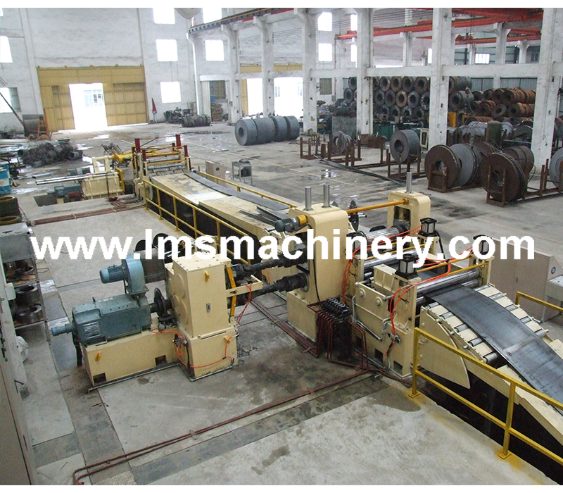 Steel slitting line